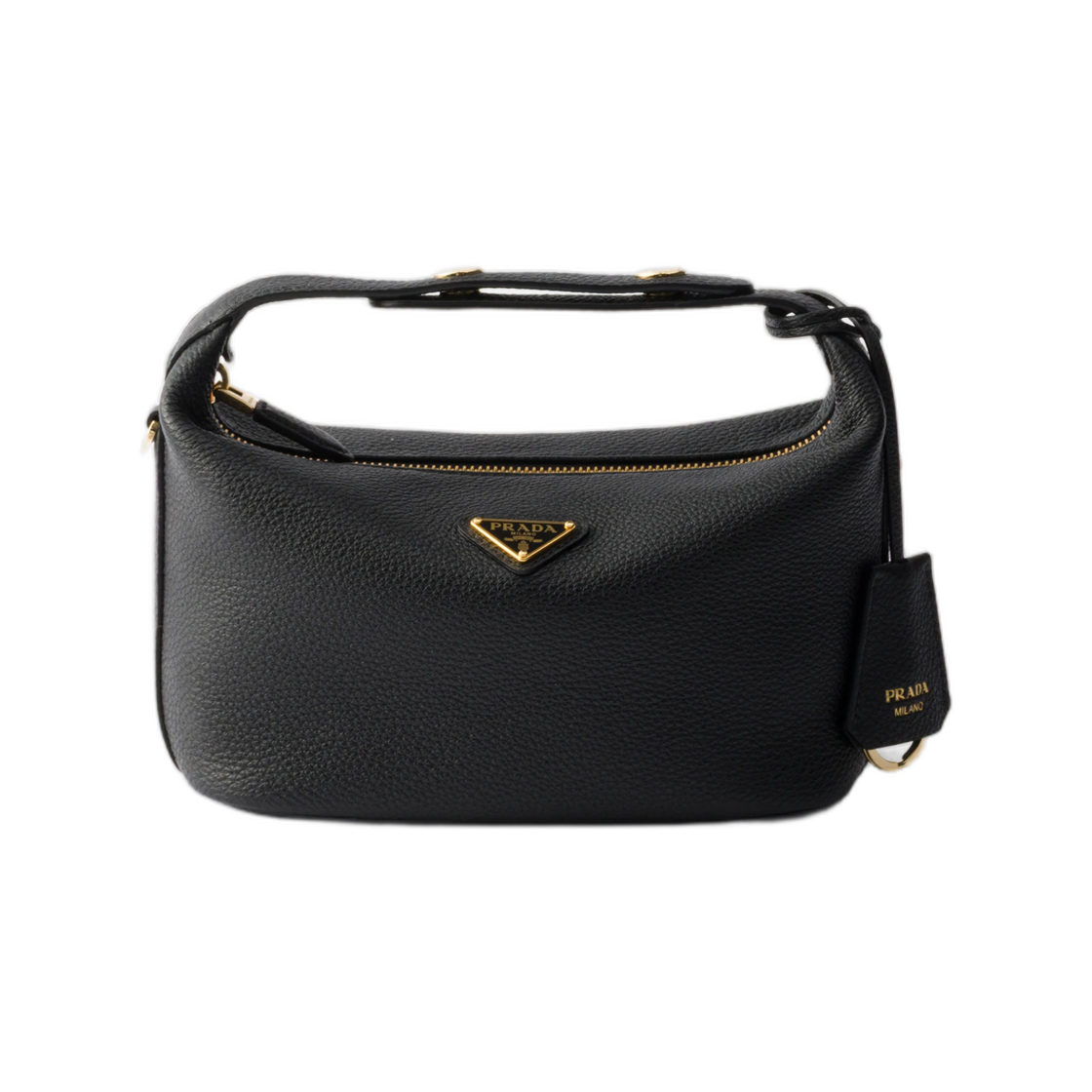 1BC306-2DKV-F0002 Prada Cherie Leather Mini-Bag Black