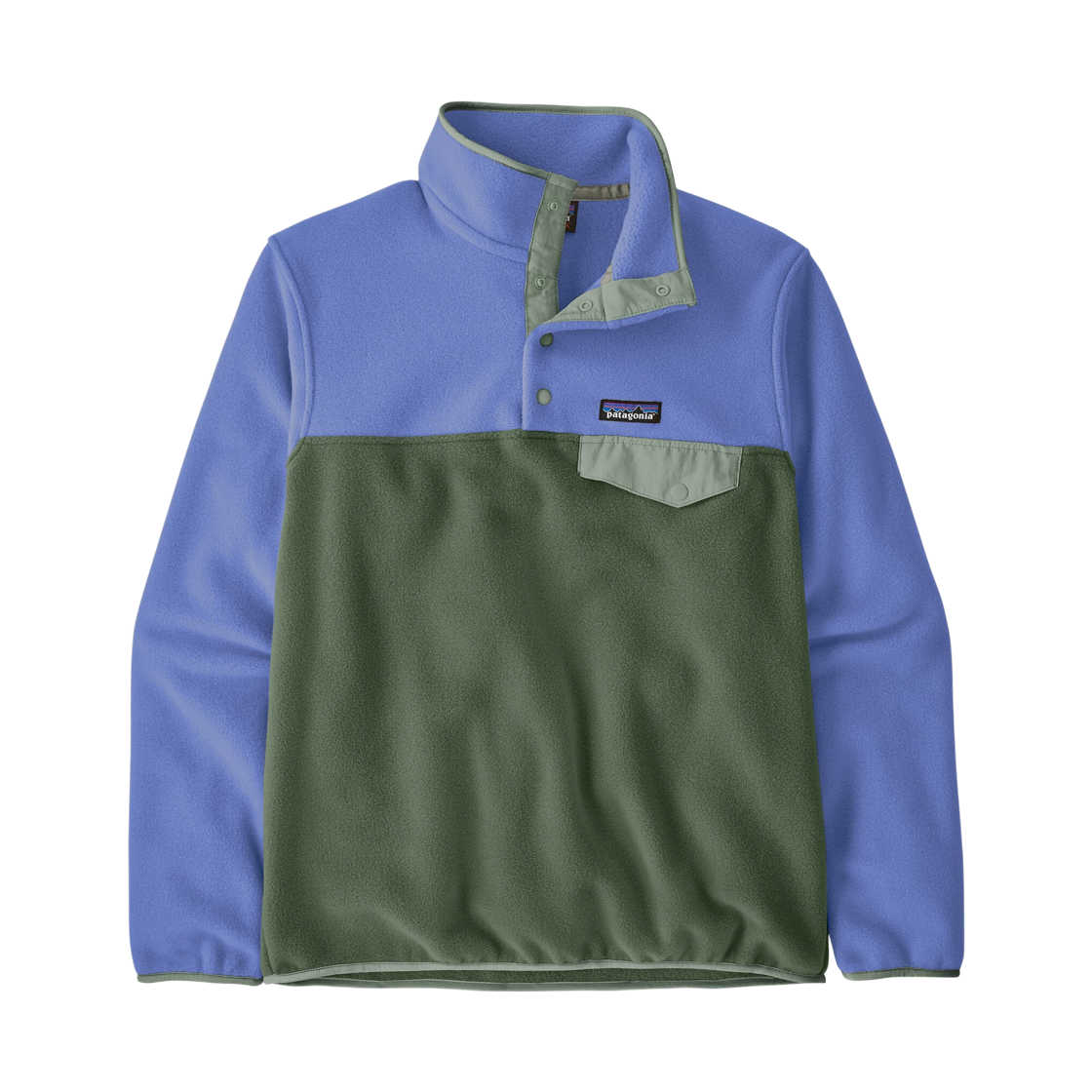 25455 (W) Patagonia Lightweight Synchilla Snap-T Fleece Pullover Canopy Green