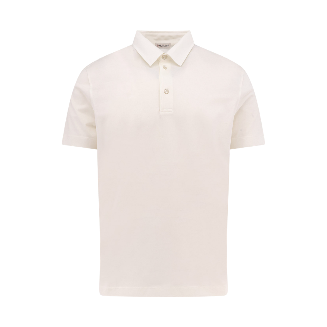 K1-091-8A00018-8390X-034 Moncler Short Sleeve Polo Shirt White - 25SS