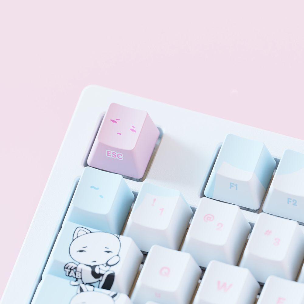 P1Harmony BLOW UP 키보드 - CLOUD WHITE_벚꽃 축(P1Harmony BLOW UP KEYBOARD - CLOUD WHITE_Cherry Blossom Switch) - 6