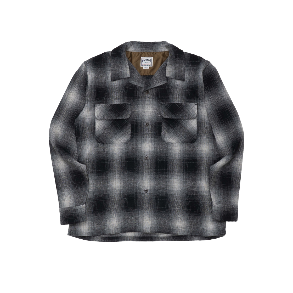 41357BK Houston Japan Mix Wool Board Shirt Black 41357