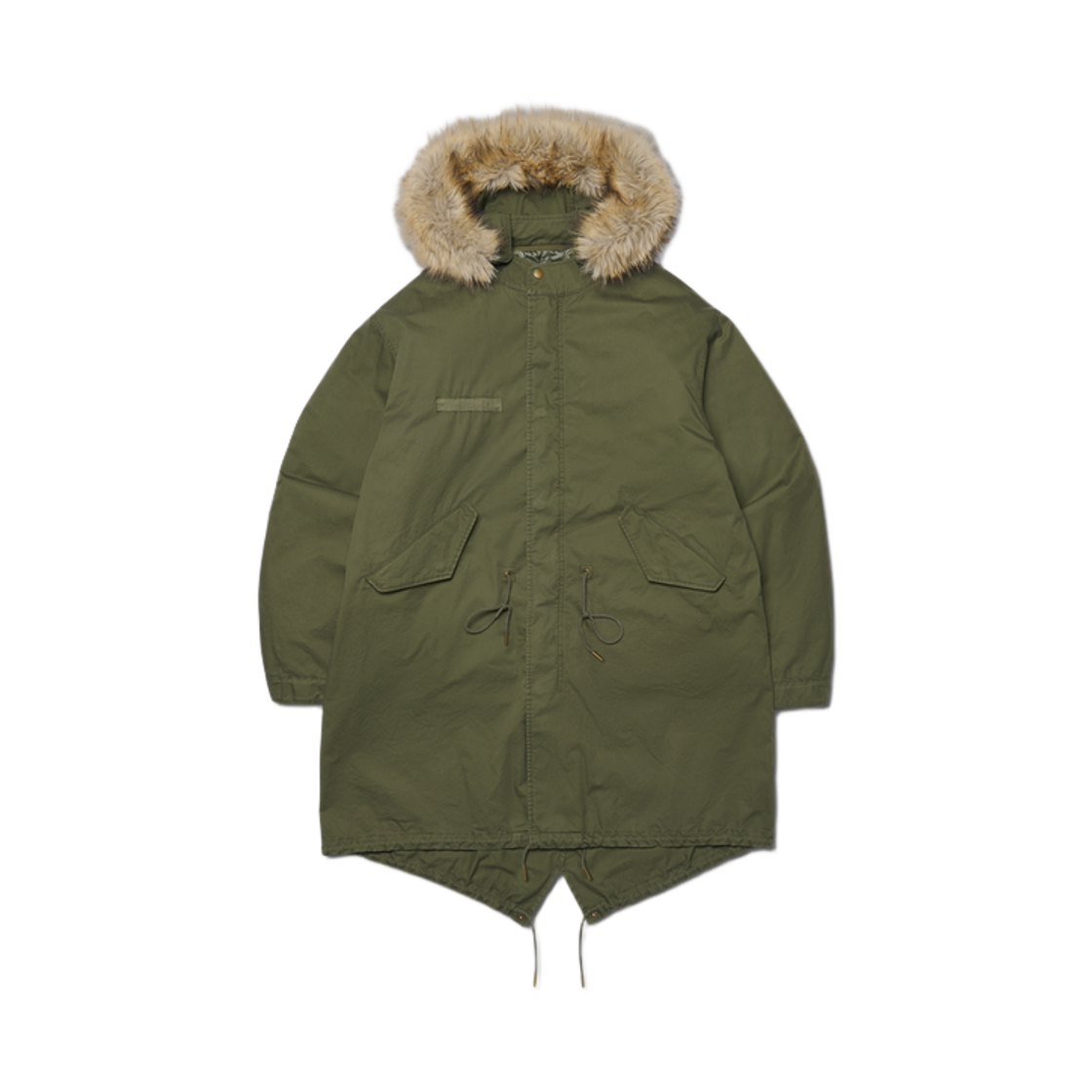 NMWF62JP01WHK NOMANUAL M-65 Arctic Parka Jacket Washed Khaki