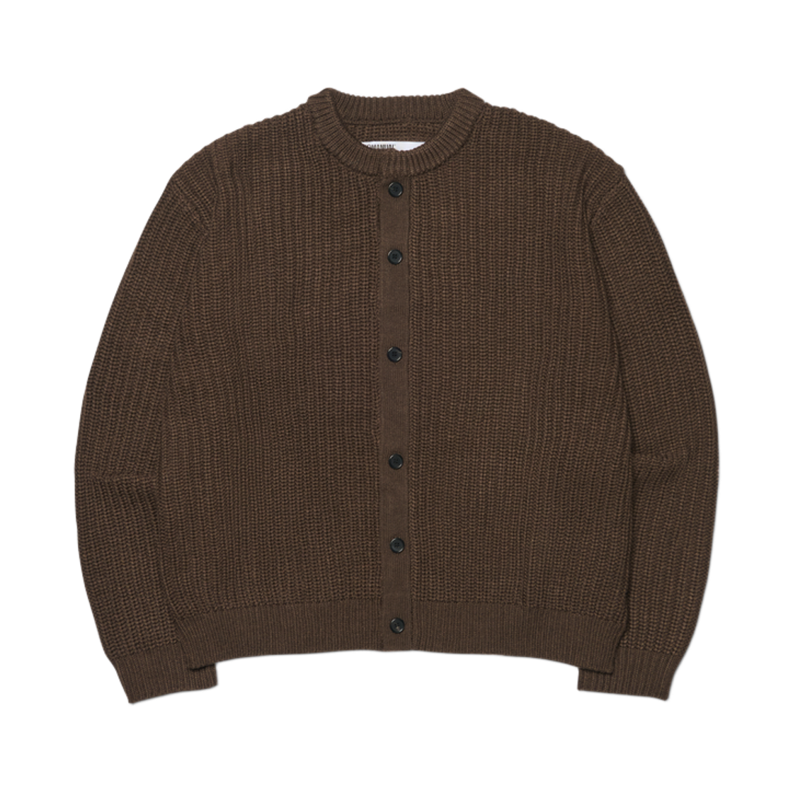 NMWF62KT04BRW NOMANUAL Ease Round Neck Cardigan Brown