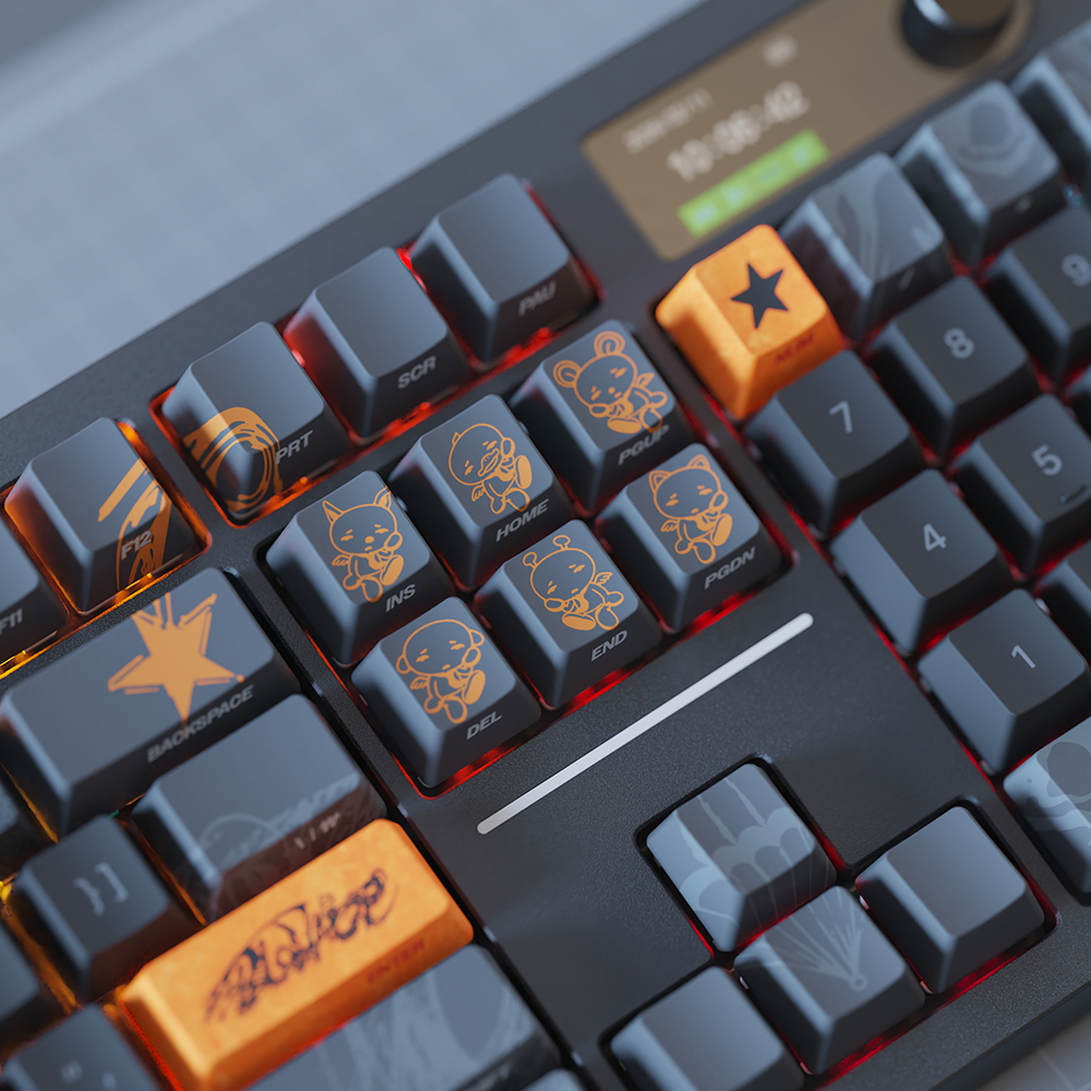 P1Harmony BLOW UP KEYBOARD - EMBER BLACK_벚꽃 축(P1Harmony BLOW UP KEYBOARD - EMBER BLACK_Cherry Blossom Switch) - 4