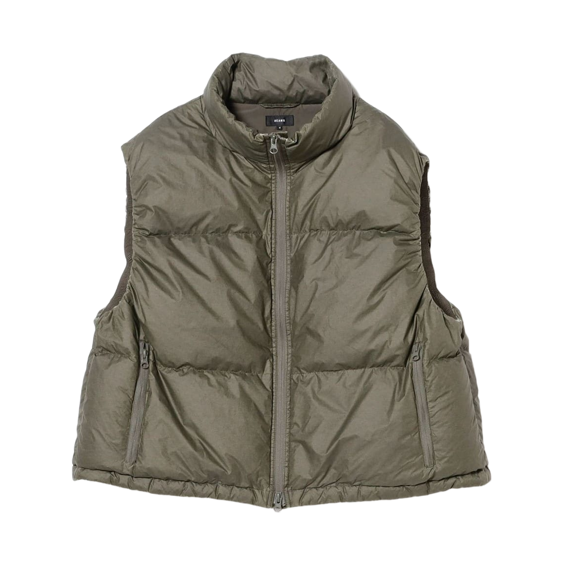 11-06-0417-139 Beams Wide Fit Fade Down Vest Olive