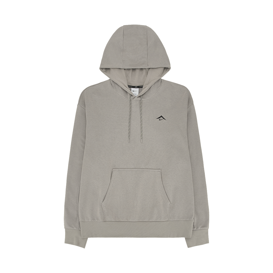 나이키 트레일 매직 아워 드라이핏 러닝 후드 컬리지 그레이 블랙 - 아시아(Nike Trail Magic Hour Dri-Fit Running Hoodie College Grey Black - Asia) - 1