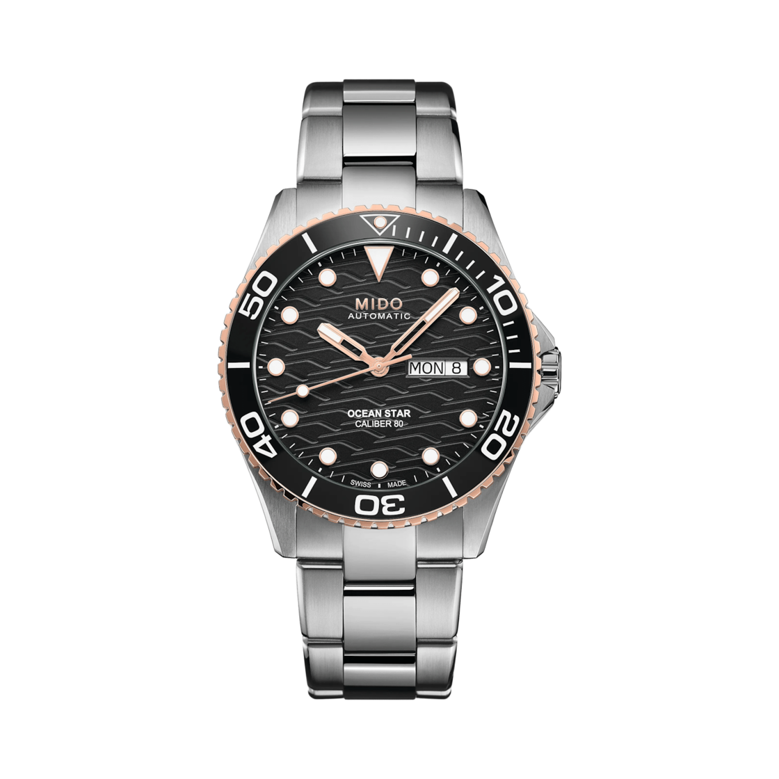 M0424302105100 Mido Ocean Star 200C Automatic 42.5mm Stainless Steel Silver Black