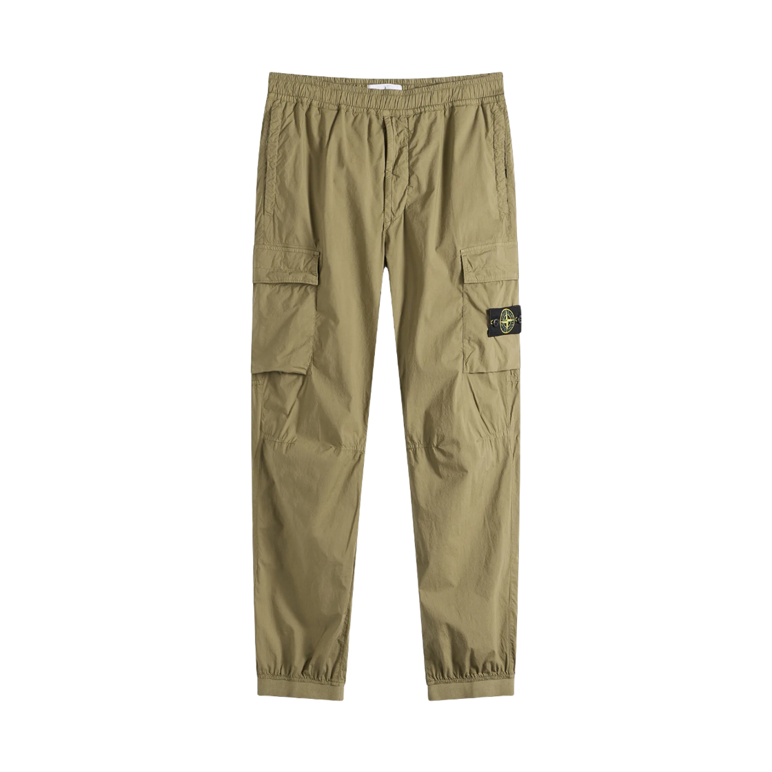 L2S1531000-64S0003-V005G Stone Island 3100064 Stretch Cotton Tela Paracadute Garment Dyed Pants Military Green - 26FW