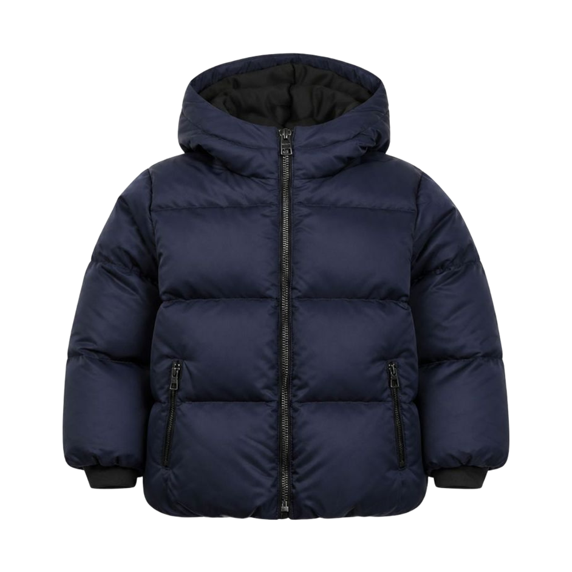 (키즈) 지방시 로고 자수 다운 자켓 네이비((Kids) Givenchy Logo Embroidered Down Jacket Navy)