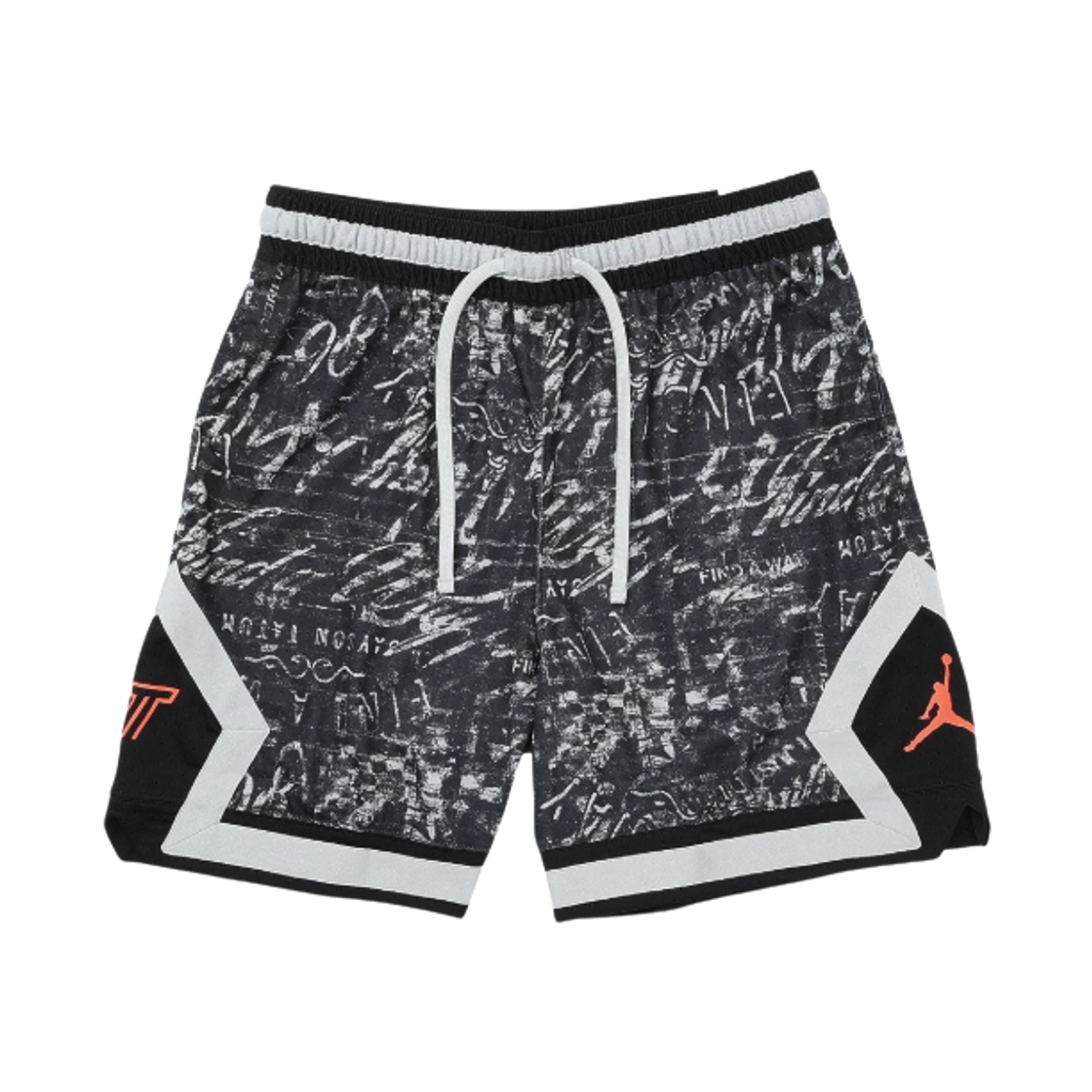 IU7878-010 Jordan Tatum Sport Dri-Fit Diamond Basketball Shorts Black Light Smoke Grey - US/EU