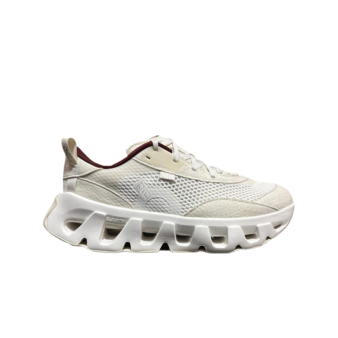 3WG11026095 (W) On Running x Kith Cloudswift K-Tech 2 White Real Teal Thorn Ganache