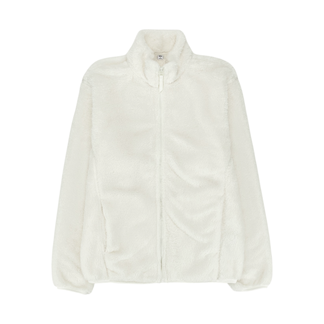 스파오 베이직 퍼 플리스 집업 화이트(Spao Basic Fur Fleece Zip Up White)