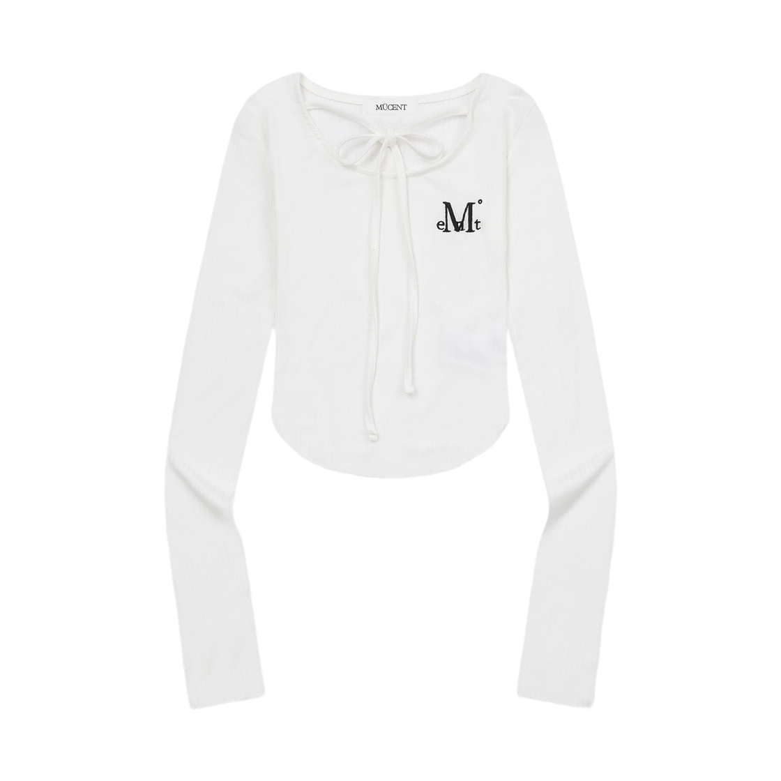 P0000CHW MUCENT Verion Strap Ribbon Long Sleeve T