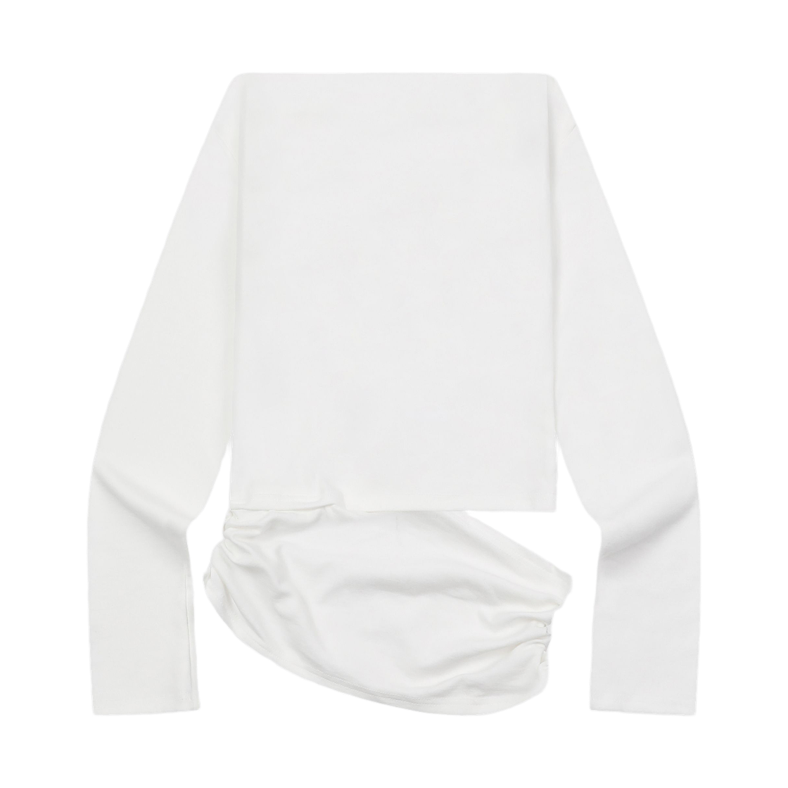 무센트 리바 셔링 슬릿 오프 숄더 긴팔 티(MUCENT Riva Shirring Slit Off Shoulder Long Sleeve T) - 2
