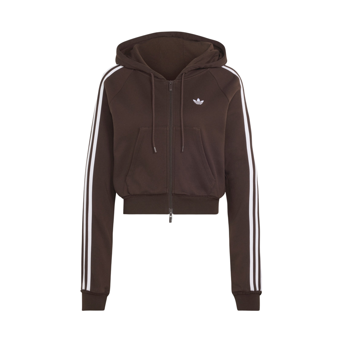 LE8320 (W) Adidas Originals Graphic Short Front Zip Track Top Aurora Coffee - KR Sizing