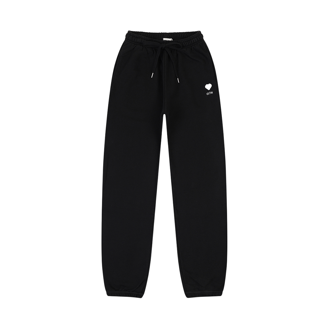 A1D5BP0008BK PEER Arte Antwerp Tristian Heart Patch Pants Black
