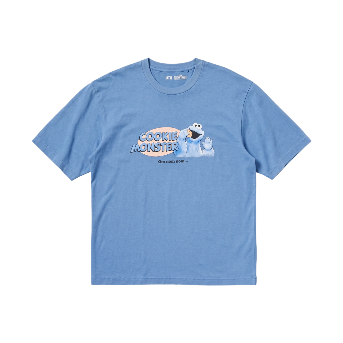478101-64 Uniqlo UT x Sesame Street Graphic Short Sleeve T-Shirt E Blue
