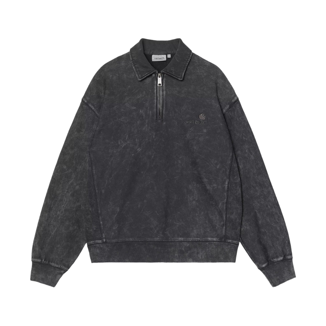 I037105-89-FQ Carhartt WIP Lambert Polo Sweat Black
