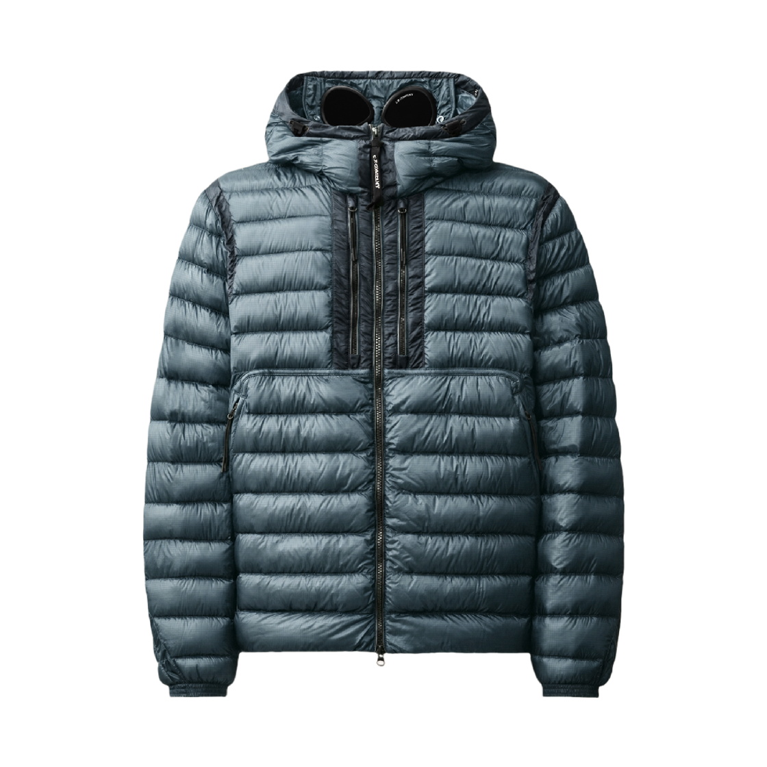 21CMOW021A110416A871 C.P. Company D.D. Shell Goggle Chest Pocket Jacket Orion Blue - 26FW