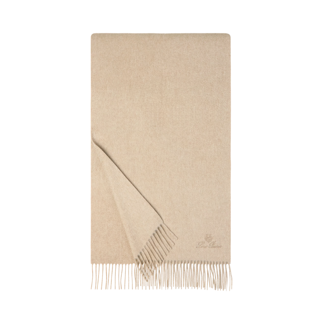 로로 피아나 그란데 유니타 캐시미어 머플러 웜 샌드 멜란지(Loro Piana Grande Unita Cashmere Muffler Warm Sand Melange)