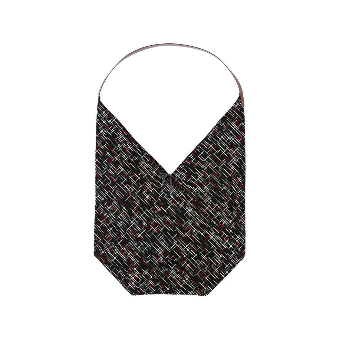 소우소우 페이디드 플레이드 자카드 오리가미 숄더백 블랙(Sou Sou Faded Plaid Jacquard Origami Shoulder Bag Black)