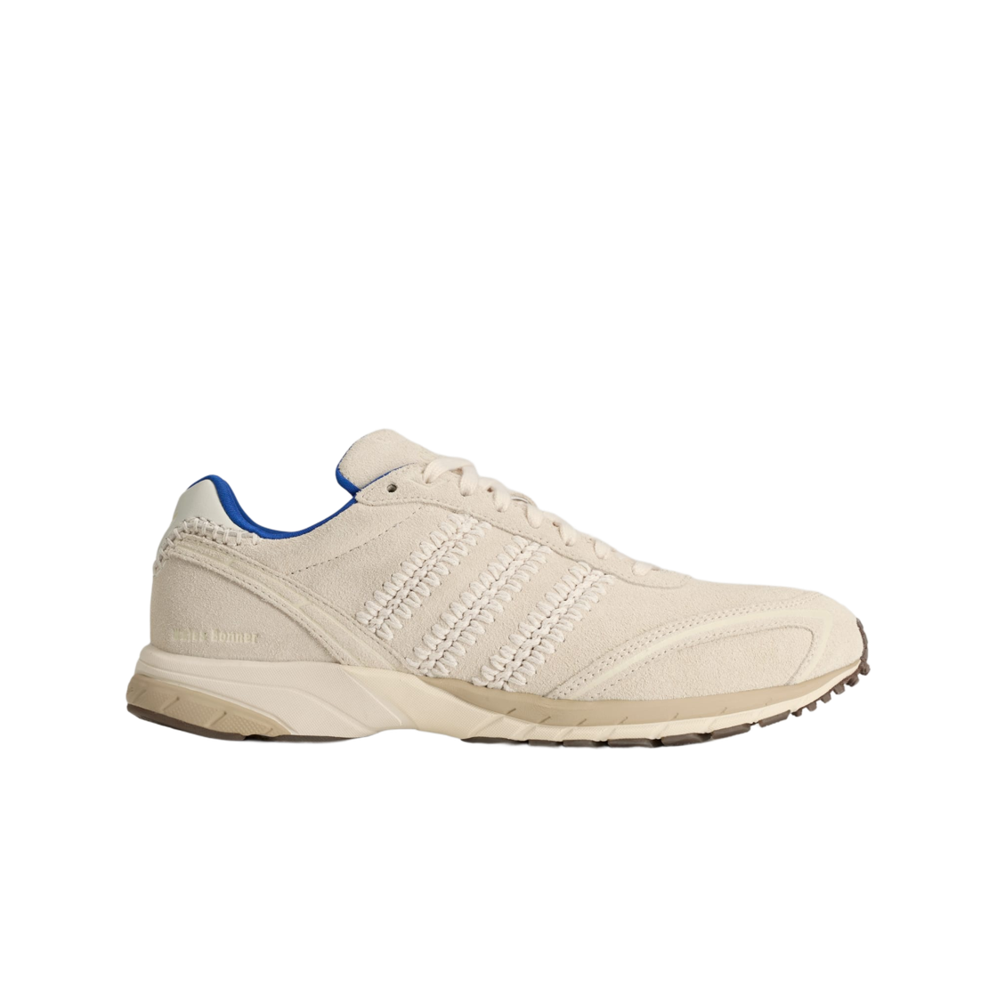 KK0774 Adidas x Wales Bonner Adizero Adios Suede Wonder White Dark Brown