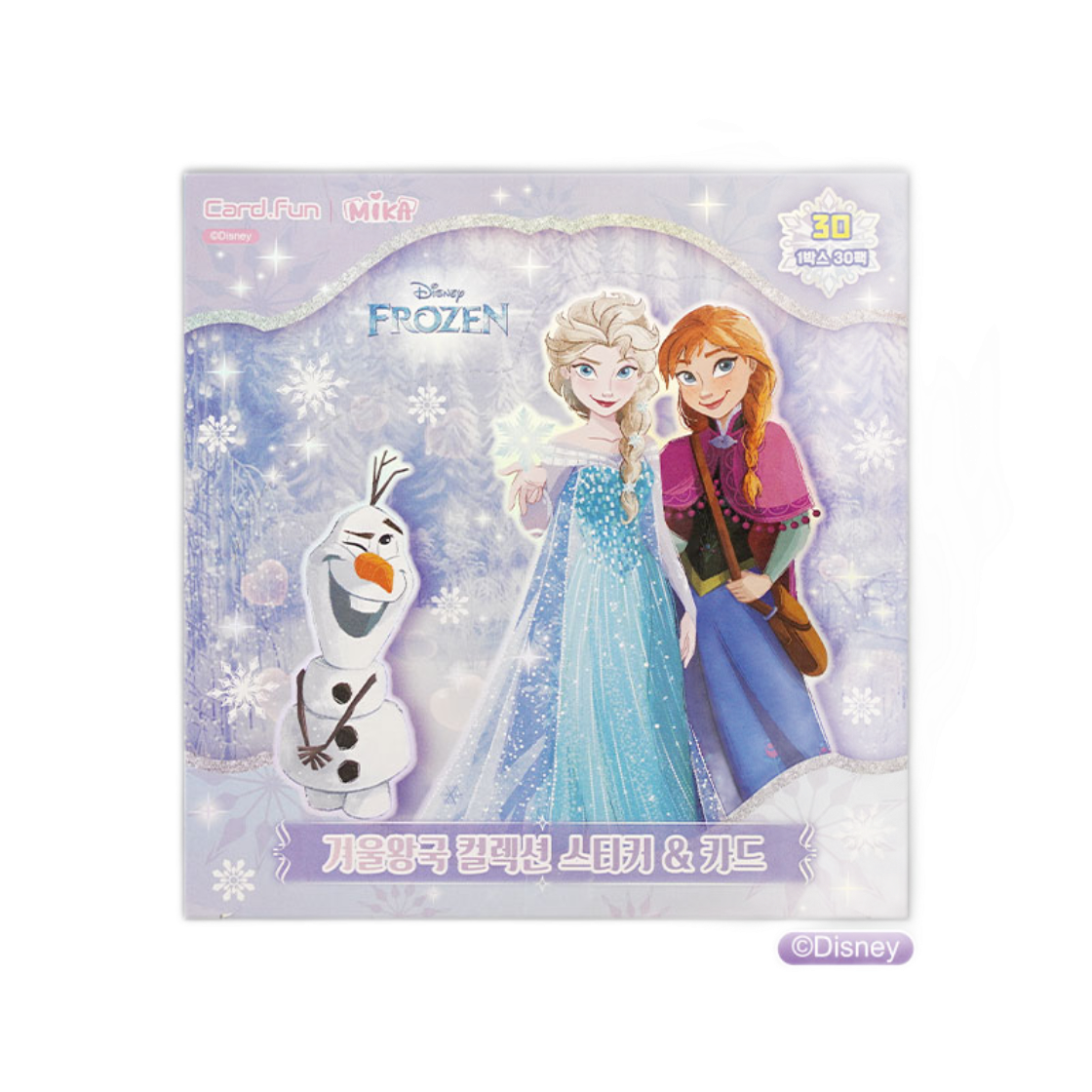 KBG-CH117BH8 Frozen Collectible Stickers & Cards DP (30 packets)