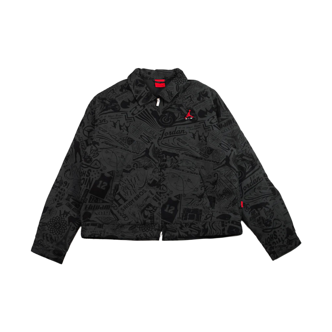 IM8989-010 Jordan Brooklyn Chore Jacket Black University Red (IM8989-010)