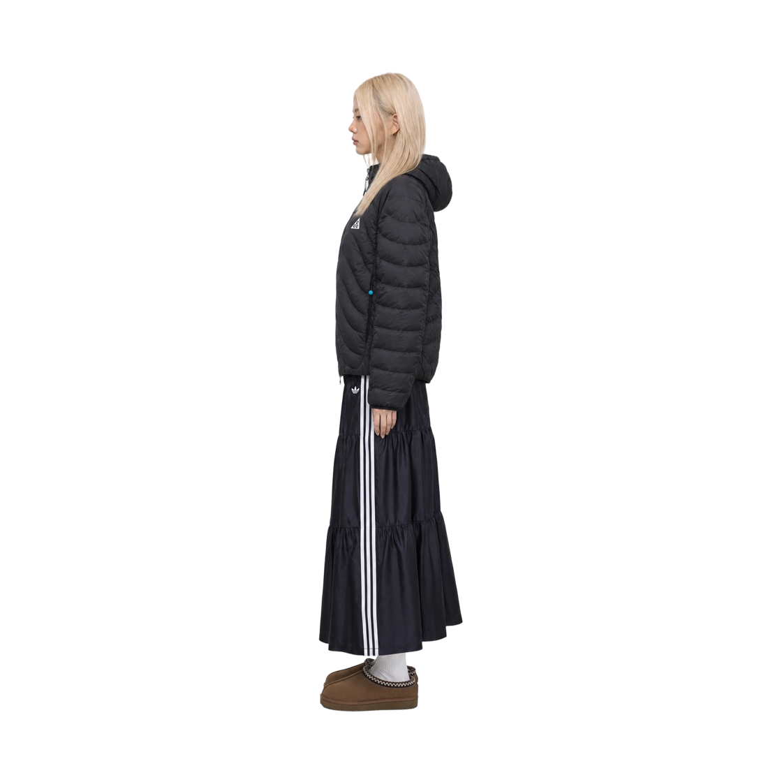 (W) 나이키 ACG 라바 플로우 써마핏 ADV 자켓 블랙 서밋 화이트((W) Nike ACG Lava Flow Therma-Fit ADV Jacket Black Summit White) - 9