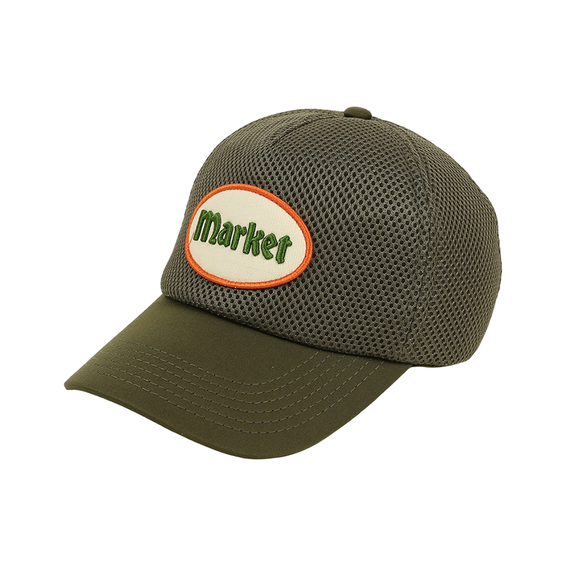 MK5CHT0002GN PEER Market Studio Market Garage Trucker Hat Green
