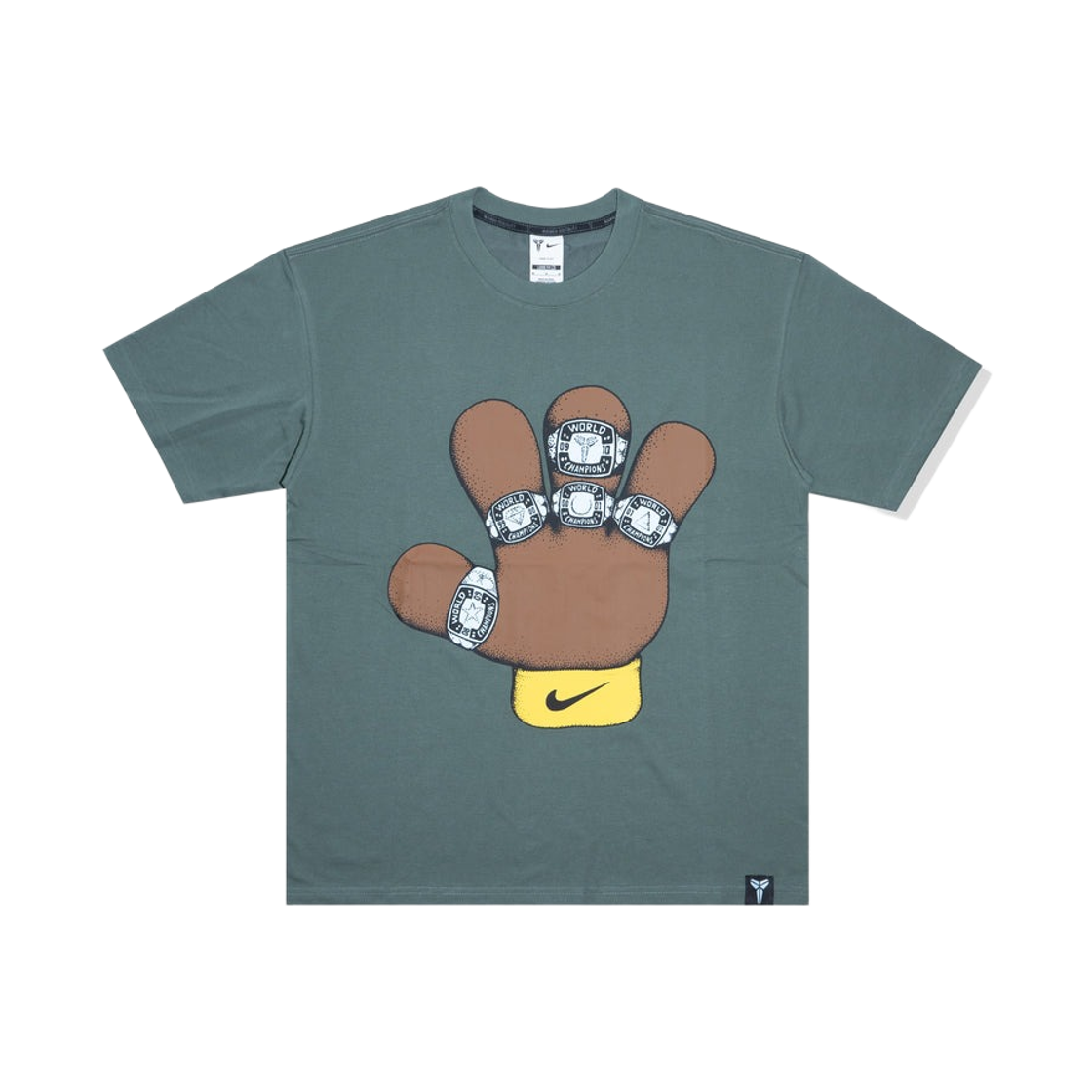 IR6994-317 Nike Kobe Dri-Fit Basketball T-Shirt Mineral Spruce - Asia