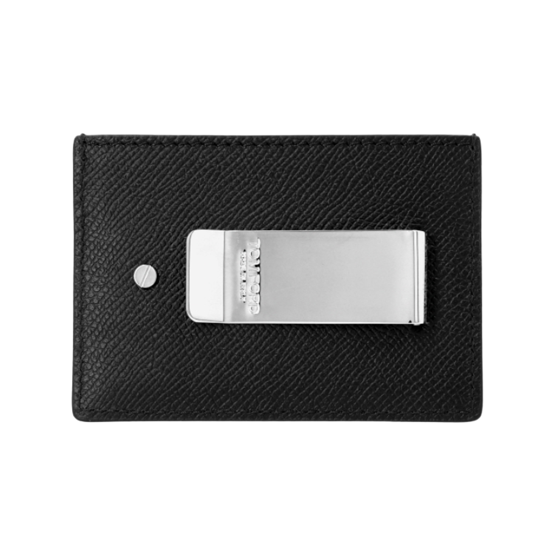 톰포드 TF 로고 그레인 레더 머니 클립 블랙(Tom Ford TF Logo Grain Leather Money Clip Black) - 2