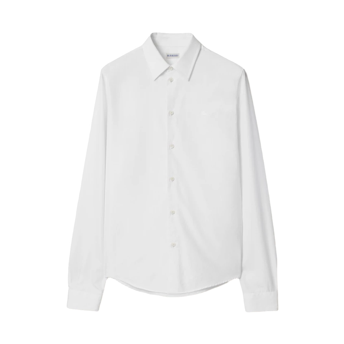 8122007 Burberry Classic Fit Cotton Poplin Shirt Optic White