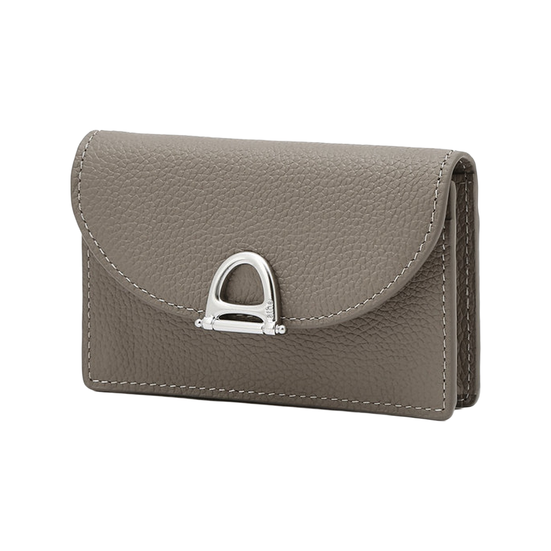 AAHO6F479G1 Athe Vanessabruno Acc [Single A] Taupe Beige Single A Business Card Holder Light Grey