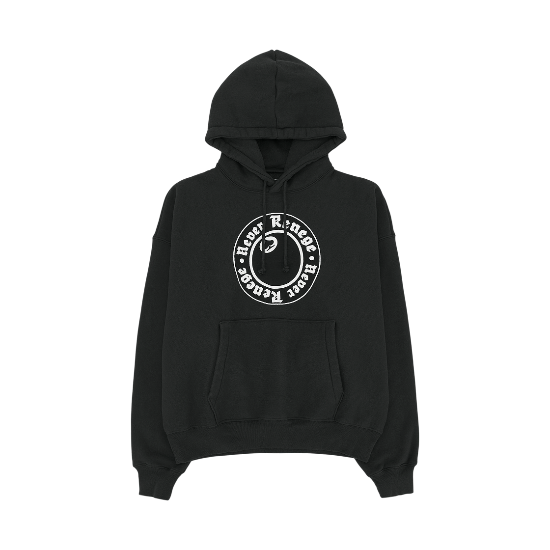 318050 Stussy x Denim Tears Graphic Hoodie Black