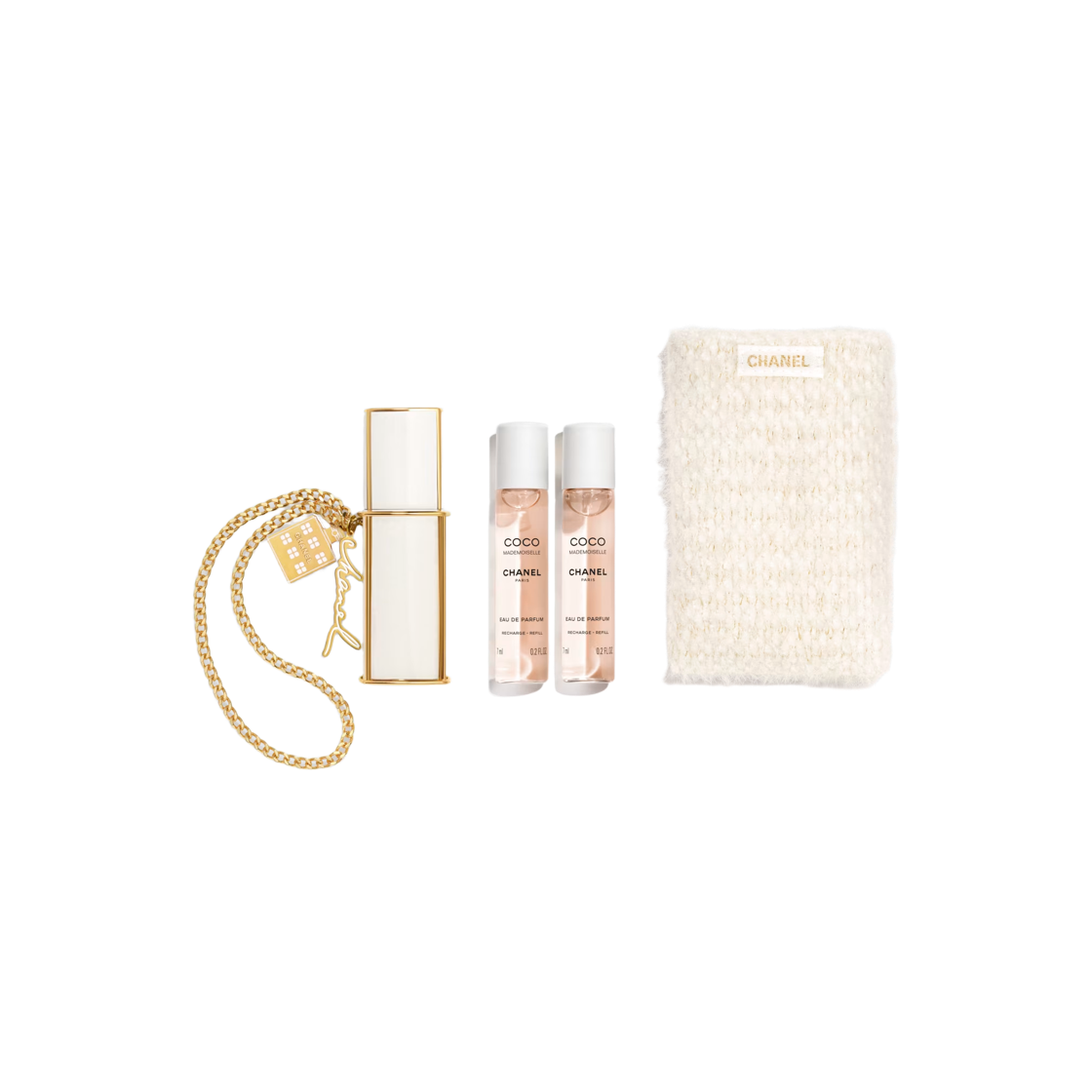 116418 Chanel Coco Mademoiselle Holiday Limited Edition Eau De Parfum Refillable Purse Spray 3 x 7ml